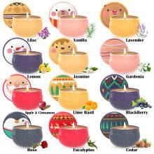 Wholesale Aromatherapy Scented Christmas Soy Candles - Factory Direct, Customizable, 12 - Piece Gift Set, 15 - 18 Hours Burning Time thumbnail-4