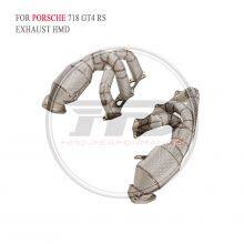 HMD Car Accessories Down Pipe Exhaust System for Porsche 718 GT4 GTS/RS Cayman 987.2 With Catalytic Converter Large Diameter WhatsApp+86 18946955156 thumbnail-4