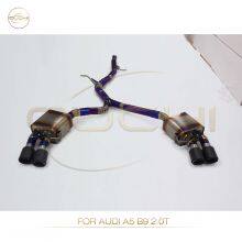Exhaust Titanium Catback for AUDI A5 B9/A8 D4/R8/R8 V10 Electronic Valve High-performance Automotive Exhaust Parts