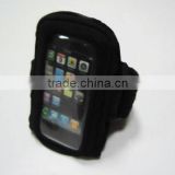sport Neoprene armband for iphone 4 4s 5 -Black