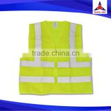 High Visibility Outdoor Safety Vest with pockets and custom logo