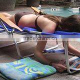 Lay Face Down Folding Reclining Beach Lounge Beach Chair thumbnail-6