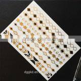 Hot Magic Gold Silver Tattoo Metallic Temporary Tattoo Sticker Crown Tattoo Elephant Tattoo Flash Tattoo Jewelry Tattoo Sticker thumbnail-1