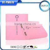 Free Custom Logo 2a Output Portable Power Bank 8800mah