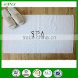 SPA White Cotton 50x80cm Terry Towel Bath Mat thumbnail-1