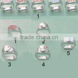 Fashion Zinc Alloy Jewelry Rings With Rhinestone thumbnail-1