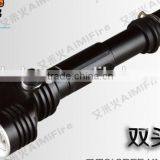 High Power Double Light Bulb Led Flashlight Torch Light thumbnail-3