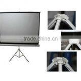 High Quality Portable Tripod Projection Screen/Matte White Fabric thumbnail-1