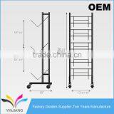 Flooring Supermarket Supply Foldable Wine Tower Dispenser Rack With Wheels thumbnail-3