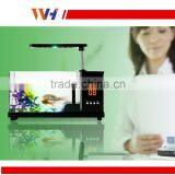 Mini Table Fish Tank, Electronic Clock on Table Lamp thumbnail-6