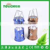 Brand New Plastic Rechargeable Emergency Camping Light High Quality LED Camp Torch Lamp 2 in 1 Lantern thumbnail-2