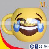 Emoji Smile Face Mugs Drinkware Ceramic China Cup Mugs Gifts thumbnail-1