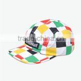 Custom 5 Panel Hats Checked 100% Polyester Printed Snapback Caps thumbnail-3