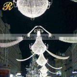 Street LED Lighted White Hanging Outdoor Lights thumbnail-1