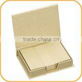 2012 New Design Eco Plastic Memo Pad Box With Craft Paper thumbnail-1