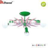 Modern Pink Green Flower Kids Ceilling Lamp thumbnail-2