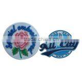 flower embroidery emblem,embroidery emblems with glue