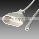 250V 2pin led extension distribution connector with euro female tuv for LED driver