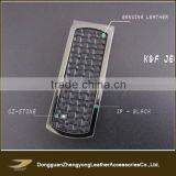 2015 Wholesale Custom Money Clip Stainless Craft With Real Leather Logo Customized