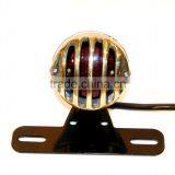 Motorcycle LED Custom Vintage Grilled Tail Light Brake Lamp For Harley, Chopper, Bobber thumbnail-4