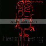 2016 Hot Sale LED Light up Fiber Optic Tron Dance Jumpsuits thumbnail-1