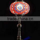 2015 NEW DESIGN GLASS MOSAIC CRAFT TURKISH TABLE LAMPS YMA414