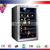 28 Bottles Stainless Steel Upright Wine Cellars of CW-80AD2