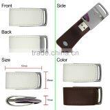 Novelty Leather&Metal Stick USB3.0 Flash Memory Thumb Drive 64GB thumbnail-1