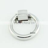 Chrome Finish Modern Circular Zinc Alloy Door Knocker thumbnail-2