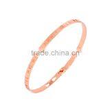 Memories Bangles With Customize Design Word 'YOU'LL BE MINE AND I WILL BE YOURS' With 4mm/7mm Width thumbnail-2