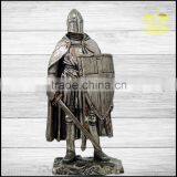 Large European figure statue of Rome armor warriors decorative bronze sculpture