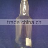 750ml custom clear glass bottle for wine