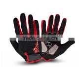 High quality Protect Hands Full Finger Breathe bike riding gloves accept custom
