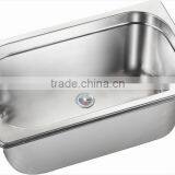 Yacht,Boat,Train and Public Mobile Toilet Used Stainless Steel Rectangular Hand Wash Basin Kitchen Sink GR-Y568 thumbnail-1