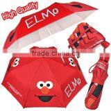 2017 Red Convenient Simile Woman Light Weight Stainless Travel Umbrella thumbnail-1