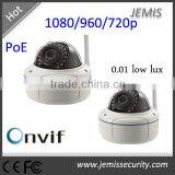 Wireless HD 1080P Network Outdoor Vandalproof ir 2mp Wifi Dome Camera