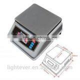 LFW 3kg IP68 Stainless Steel Scale for Seafood Market