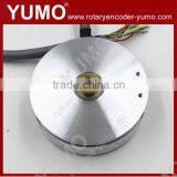 YUMO YMA8008 OD 80mm 8mm Hollow Shaft Rotary Encoders Elevator Servo Motor Price Incremental Rotary Encoder thumbnail-2