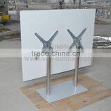 Hot Sale Good Quality Artificial Stone Folding Table 4 Seats Dining Table