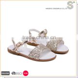 Hot selling good quality girls flat sandals,summer sandals for kids