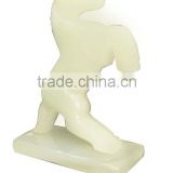 Natural Marble Onyx Designed Marble Standing Horse.