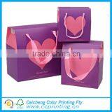 Promotional Wedding Gift Paper Bag With Heart Window