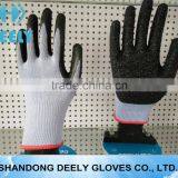 Natural Latex Palm Coated Wrinkle Gloves/industrial Gloves thumbnail-6