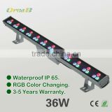 36w competitive price cheap price disco lights led strip wall washer light
