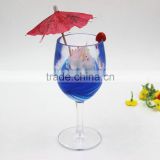 Fake Plastic cup of juice faux drinking glass