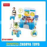 Zhorya Wholesale 2 in 1 Multi-function Baby Learning Toys With Sound and Light Lovely Garden Play Set Chair thumbnail-1