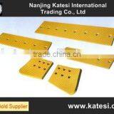 Loader Parts End Bits Cutting Edge / Excavator Spare Parts Plow Bolt With Nut