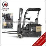 1 Ton 1.5 Ton Counterbalanced Battery Forklift Truck Three Wheels Electric Forklift thumbnail-1