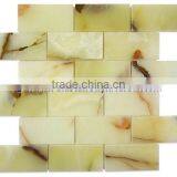 Excellent Quality LIGHT GREEN ONYX MOSAIC TILES COLLECTIONS thumbnail-3