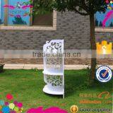 Carved Pattern Flower Storage Shelf thumbnail-4